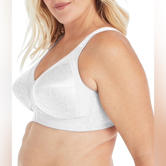 PLAYTEX Women's 18 Hour Comfort-Strap Wireless Bra with 4-Way TruSupport 44D - Picture 3 of 8